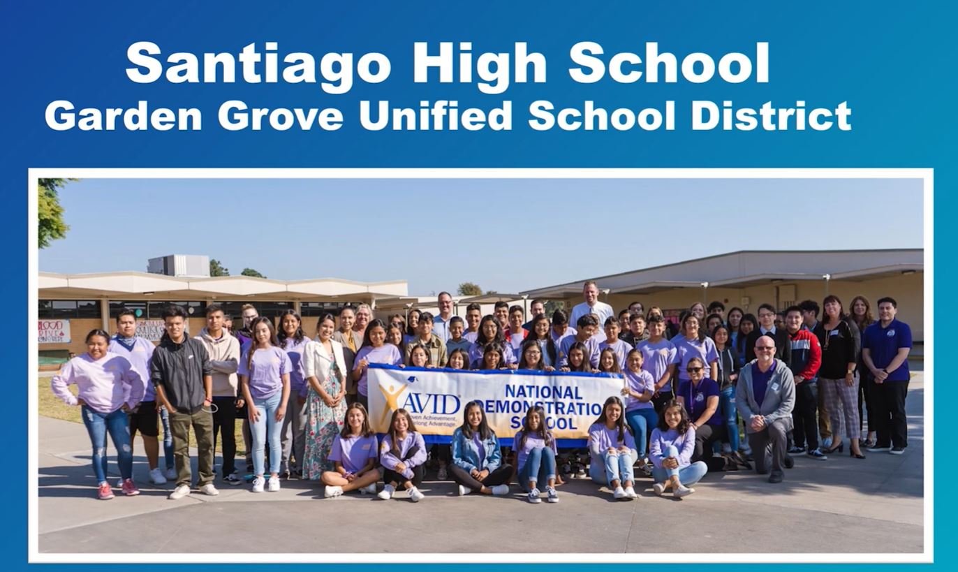 Santiago High School AVID Virtual Showcase Fall 2020